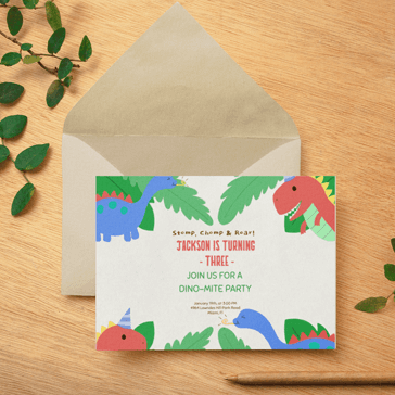 Invitations with Envelopes 4.25"x5.50" (Fold)